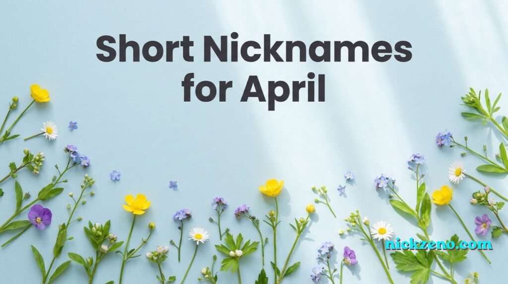 Nicknames for April