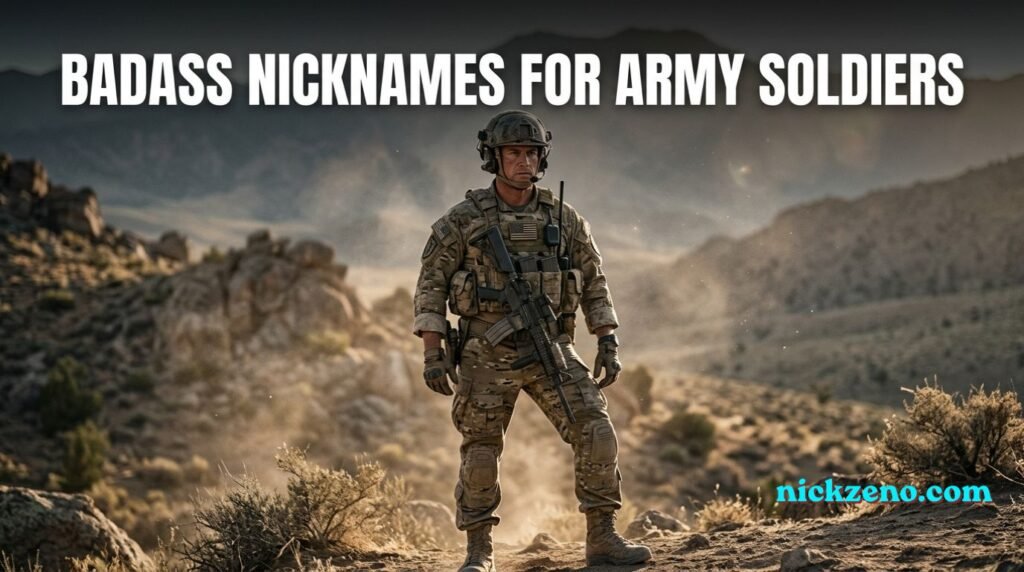 Nicknames for Army Soldiers