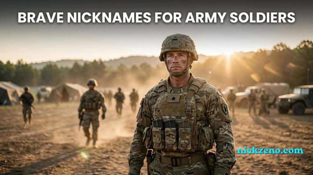 Nicknames for Army Soldiers