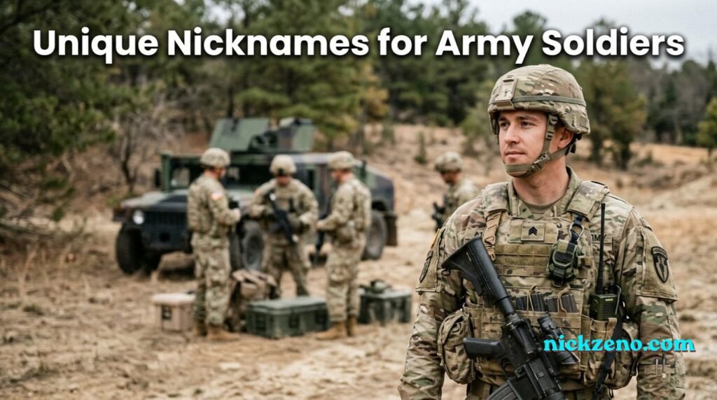 Nicknames for Army Soldiers