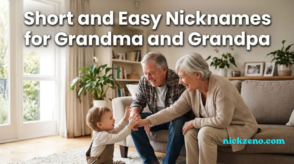 Nicknames for Grandma and Grandpa