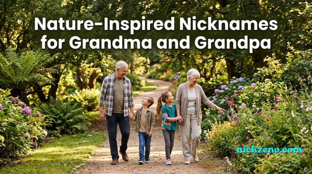 Nicknames for Grandma and Grandpa
