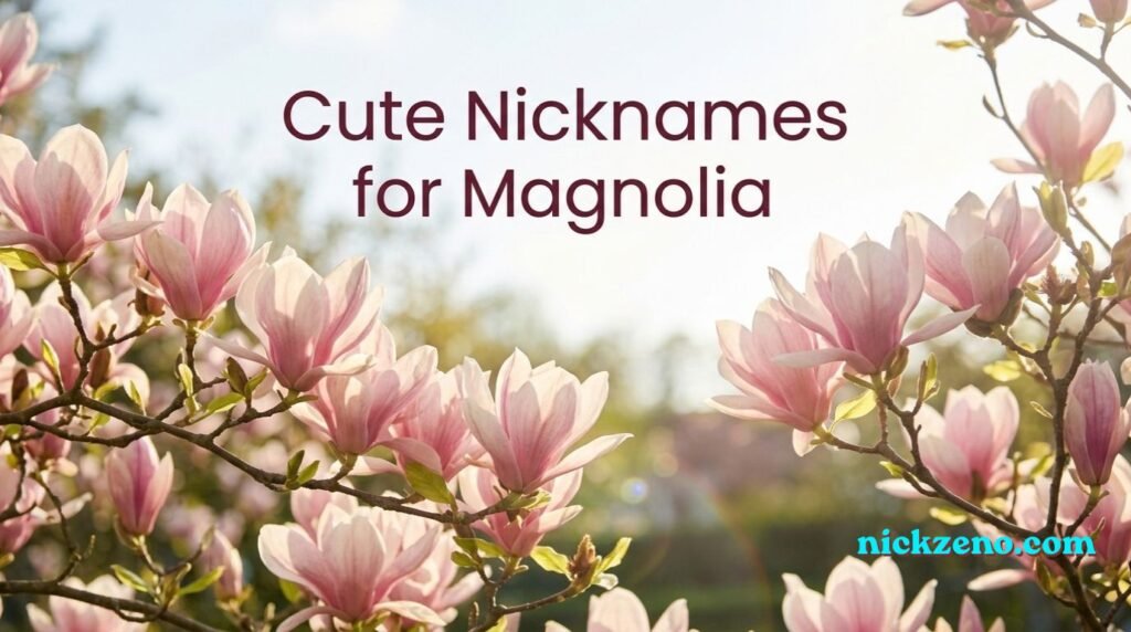Nicknames for Magnolia