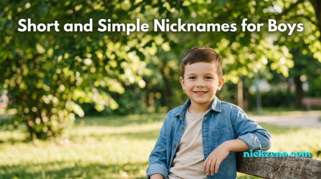 Stylish Nicknames for Boys