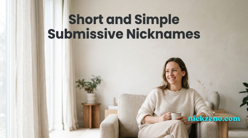Submissive Nicknames