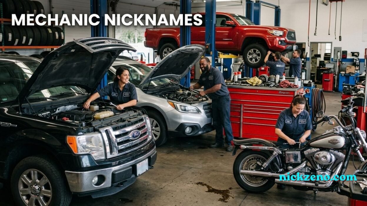Mechanic Nicknames