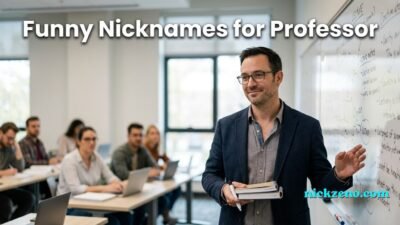 Funny Nicknames for Professor