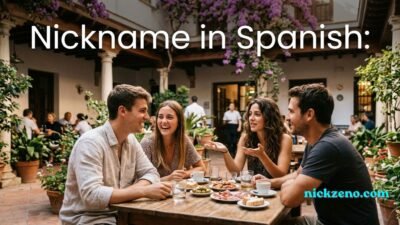 Nickname in Spanish