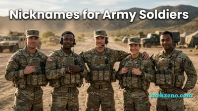 Nicknames for Army Soldiers