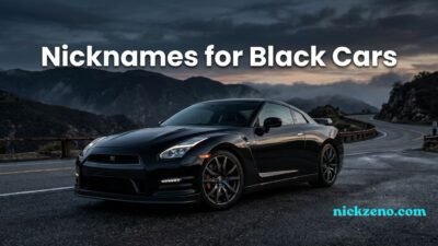Nicknames for Black Cars