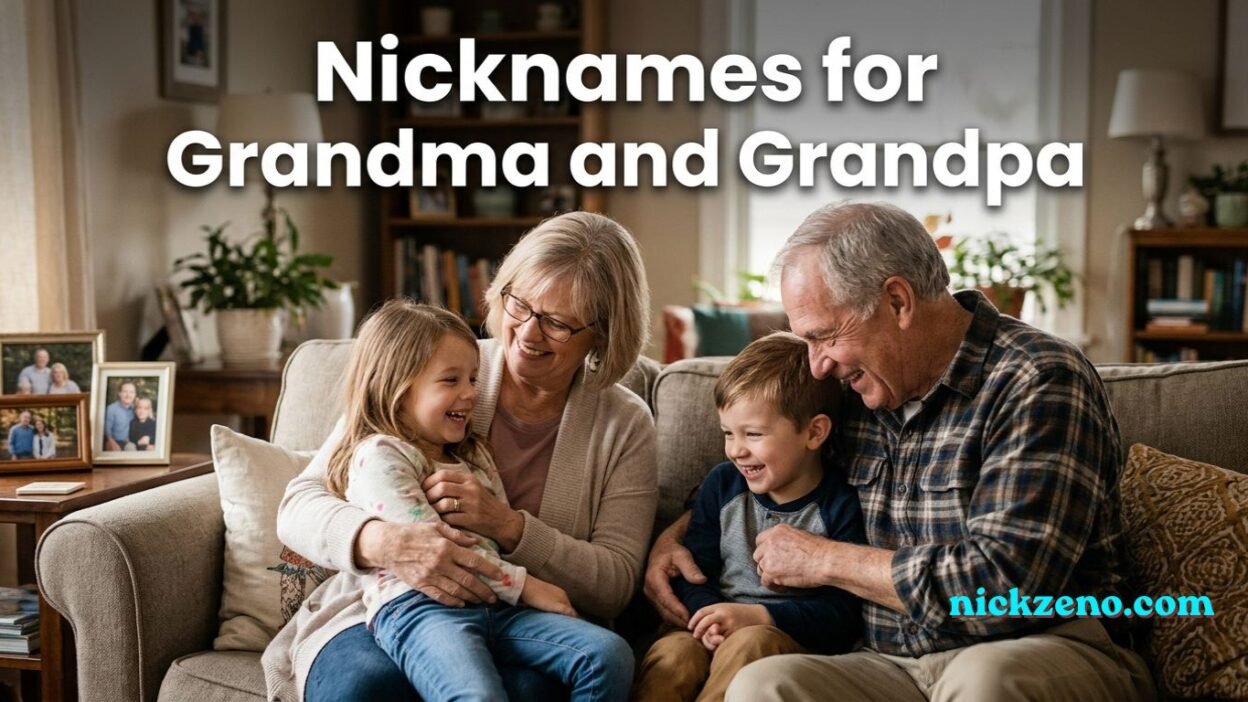 Nicknames for Grandma and Grandpa