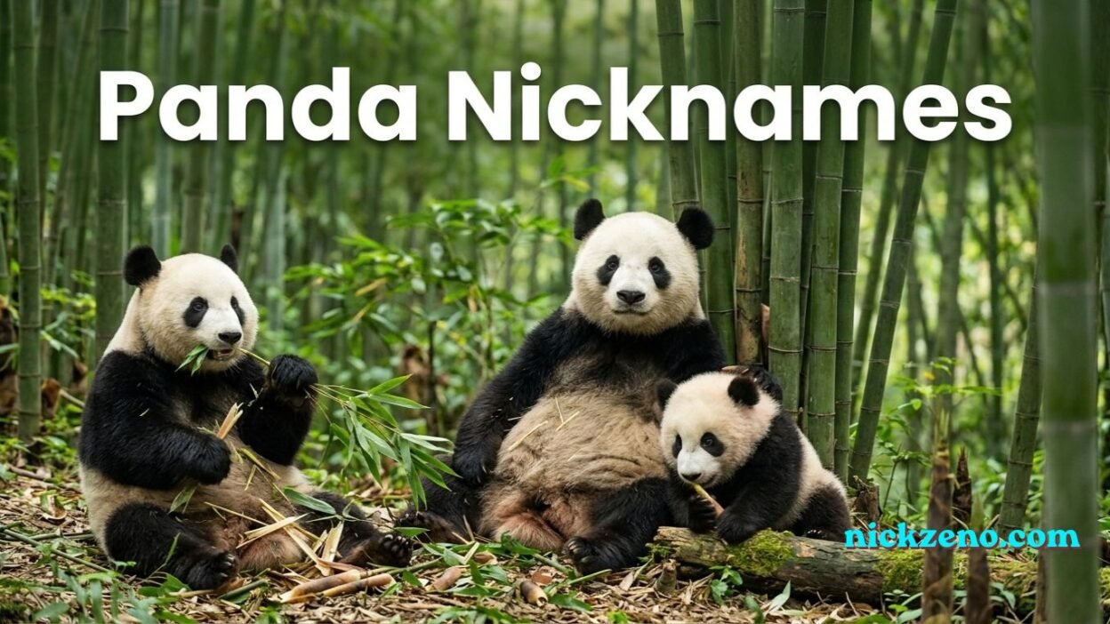 Panda Nicknames
